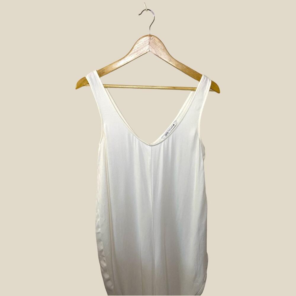 Zara white maxi dress